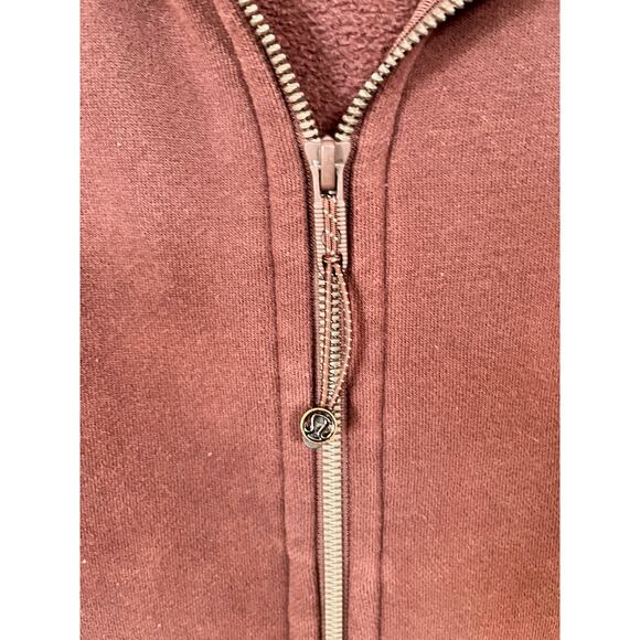 Lululemon Scuba Hoodie III Heathered Bordeaux Drama Women's Sz 8 - Picture 3 of 6